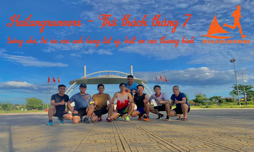 Hải Lăng runners - Thử thách tháng 7 kỹ niệm 75 năm ngày thương binh liệt sỹ