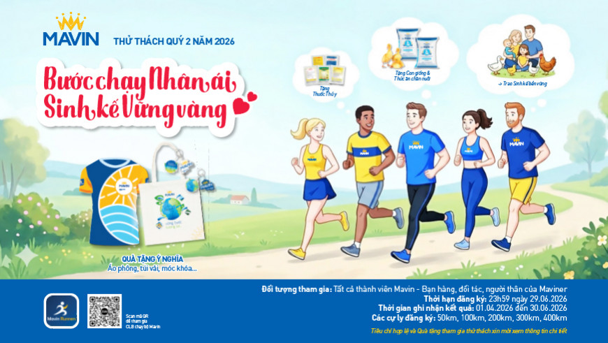 MAVIN RUNNER Bước chạy nhân ái - Sinh kế vững vàng