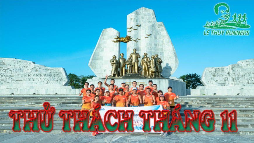 Lệ Thuỷ Runners Thử thách tháng 11 Chào mừng kỷ niệm 40 năm ngày nhà giáo việt nam 20-11