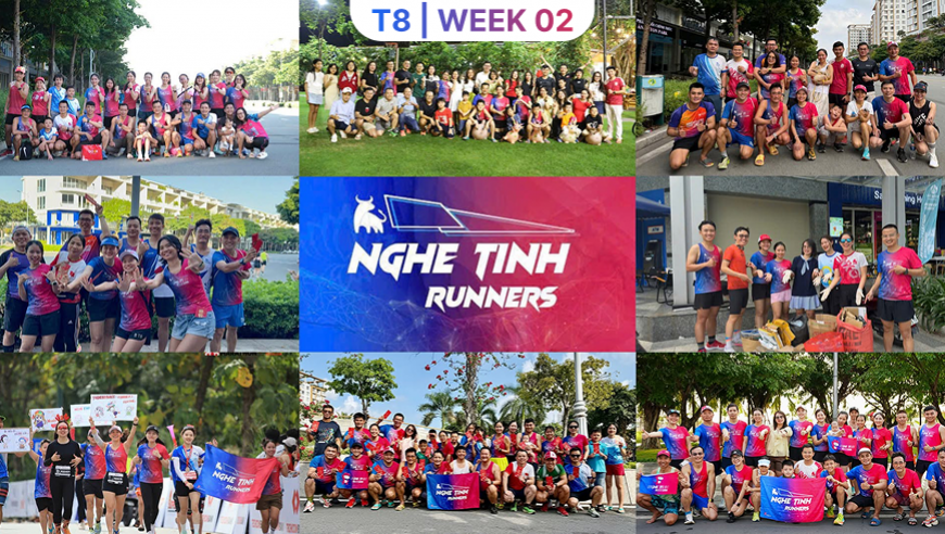 NGHỆ TĨNH RUNNERS - Thử thách Tuần 2 tháng 08 - 2026