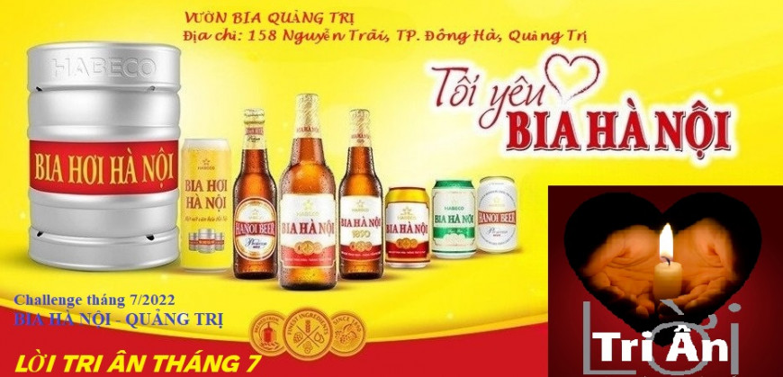 Thử thách tháng 7-2022 - VƯỜN BIA QUẢNG TRỊ - LỜI TRI ÂN THÁNG 7