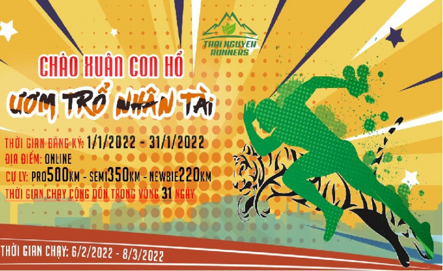THAINGUYEN Runners - CHÀO XUÂN CON HỔ, ƯƠM TRỔ NHÂN TÀI