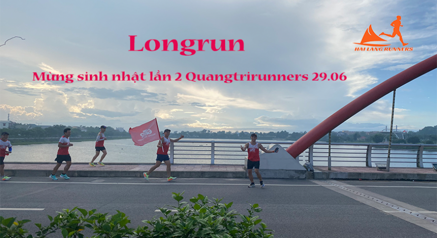 Hải Lăng runners - Longrun 29-06 mừng sinh nhật Quảng Trị runners