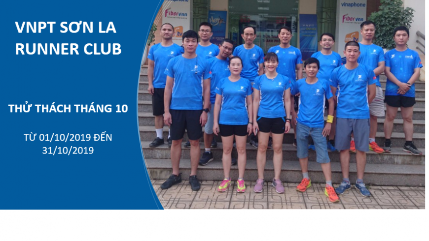 VNPT Sơn La Runner Club - Thử thách tháng 10-2019