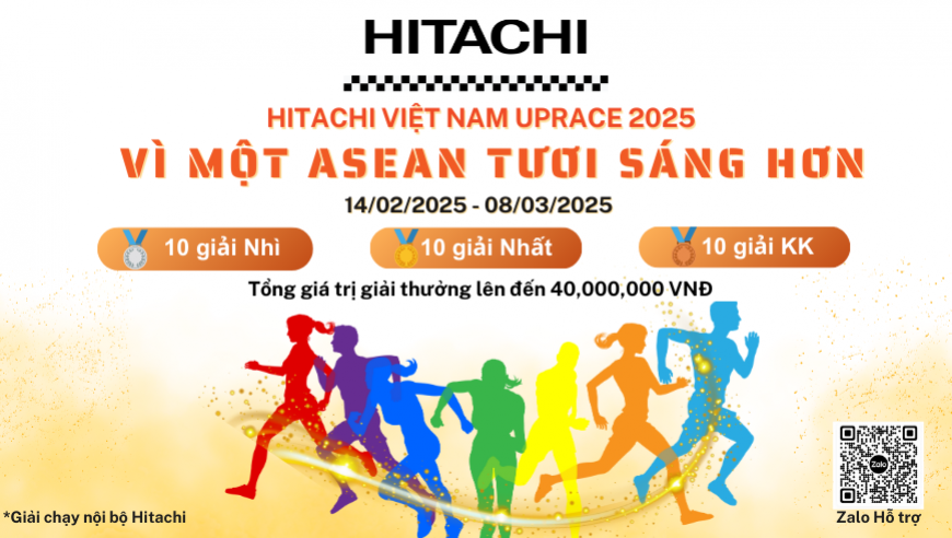 “Thử thách Hitachi Việt Nam UpRace 2025 – Vì một ASEAN tươi sáng hơn” Hitachi Vietnam UpRace 2025 – Wellbeing for a brighter ASEAN