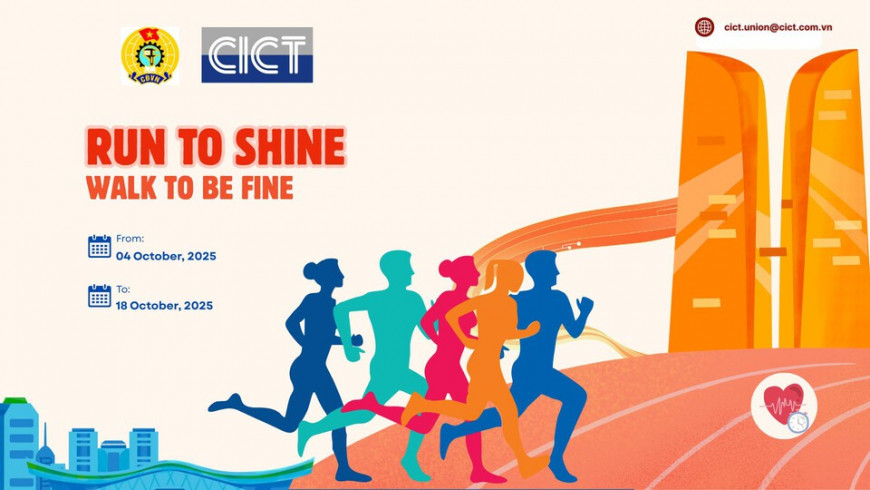 Run to shine, Walk to be fine