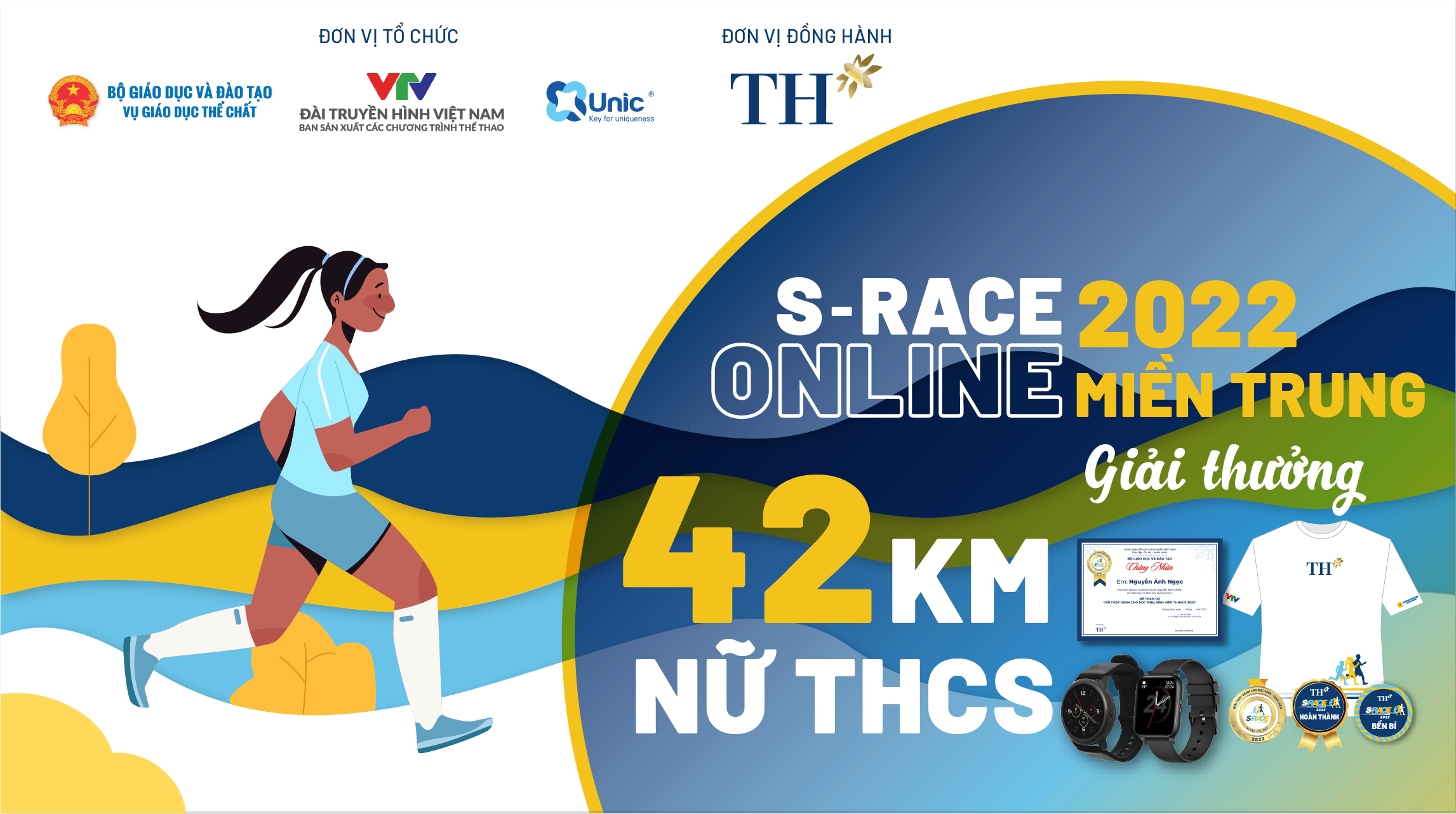 42 KM NỮ THCS (S-Race Online miền Trung) - Thử thách chạy bộ - Unlimited Chain