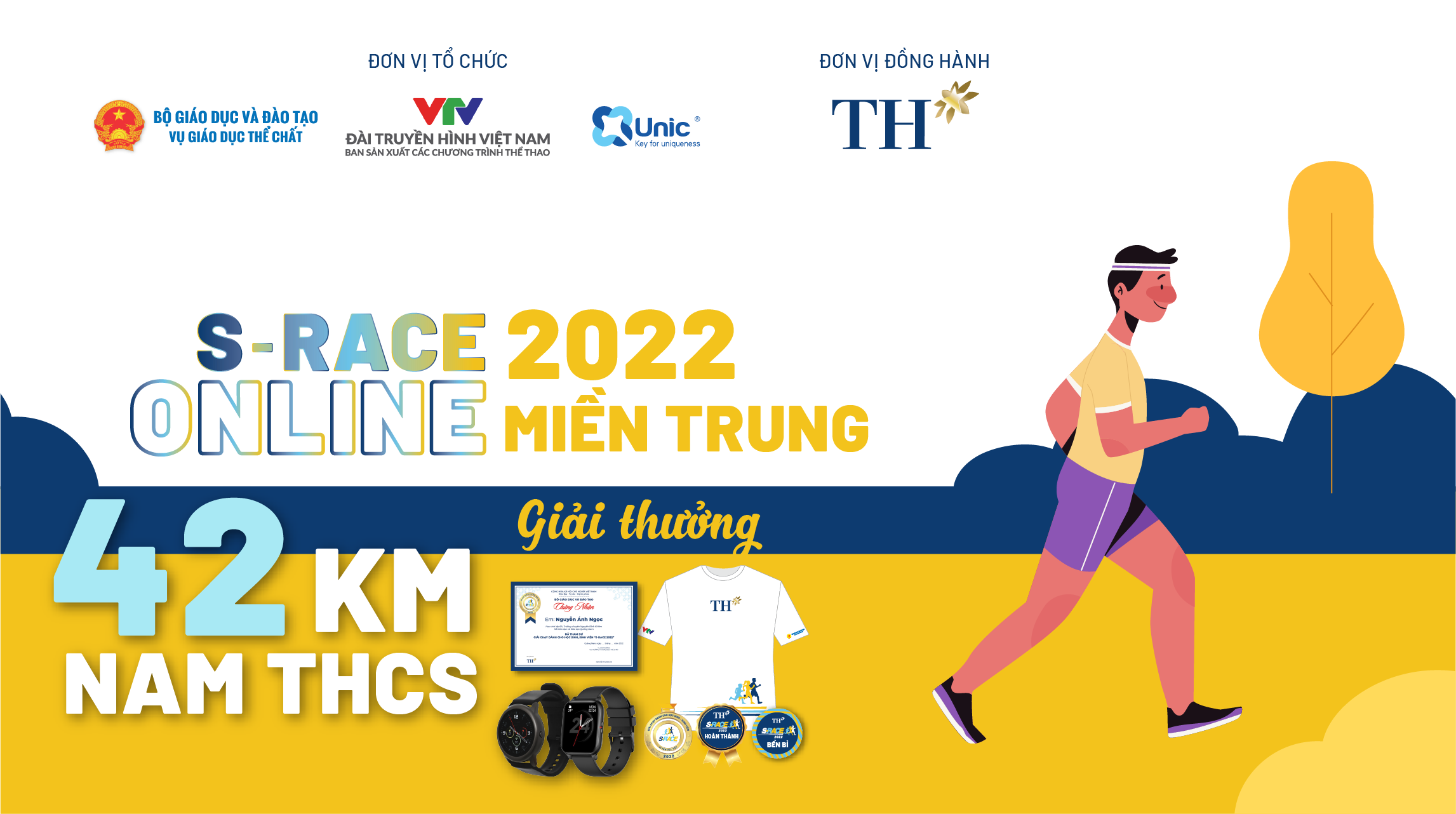 42 KM NAM THCS (S-Race Online miền Trung) - Thử thách chạy bộ - Unlimited Chain