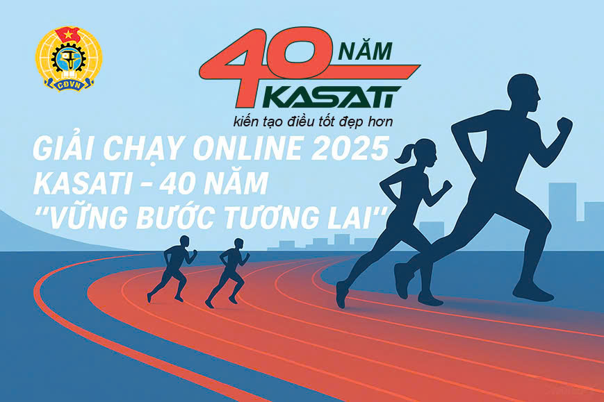 Giải chạy online “KASATI – 40 năm Vững bước tương lai”