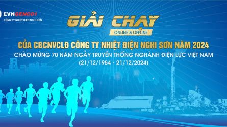 GIẢI CHẠY ONLINE CỦA CBCNVCLĐ CÔNG TY NHIỆT ĐIỆN NGHI SƠN NĂM 2024