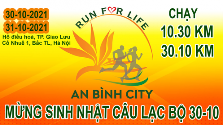 MỪNG SINH NHẬT AN BÌNH CITY RUNNER 30-10