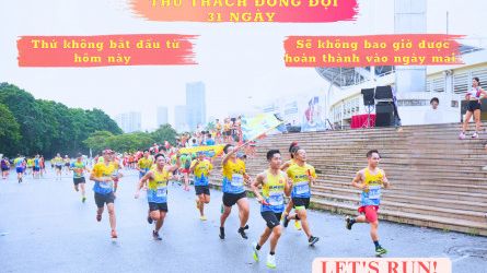 THỬ THÁCH ĐỒNG ĐỘI 31 NGÀY - CMSN SMART CITY RUNNERS 2 TUỔI