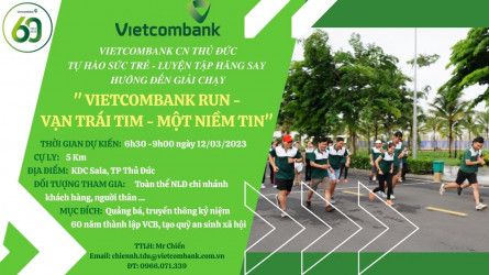 VIETCOMBANK RUN – VẠN TRÁI TIM – MỘT NIỀM TIN