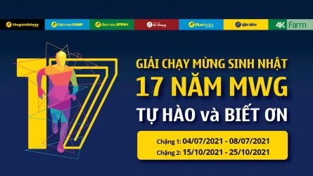 Giải Chạy Mừng Sinh Nhật 17 Năm MWG - TỰ HÀO và BIẾT ƠN (chặng I)