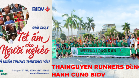THAINGUYEN Runners đồng hành cùng BIDV - Tết ấm cho người nghèo 2020