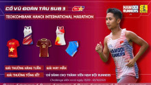 HẠM ĐỘI RUNNERS cổ vũ ĐOÀN TÀU SUB 3 tại GIẢI MARATHON QUỐC TẾ HÀ NỘI TECHCOMBANK