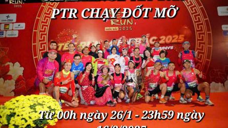 CHALLENGE TẾT 2025 - PTR CHẠY ĐỐT MỠ
