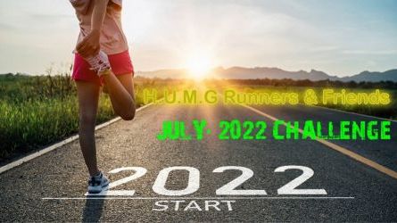 HUMG RUNNERS AND FRIENDS - JULY, 2022 CHALLENGE