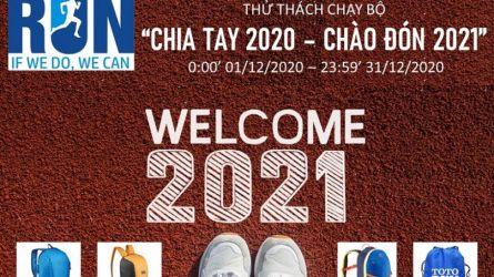 Thử thách chạy bộ CHIA TAY 2020 - CHÀO ĐÓN 2021