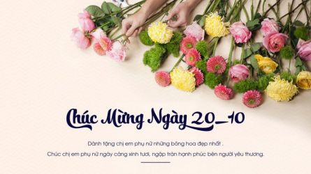Chúc mừng ngày Phụ nữ Việt Nam 20-10
