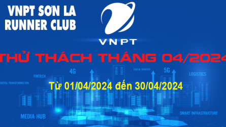 VNPT Sơn La Runner thử thách tháng 4