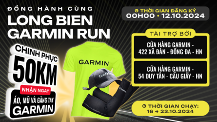 Đồng Hành Cùng Long Bien Garmin Run