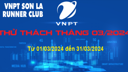 VNPT Sơn La Runner thử thách tháng 3