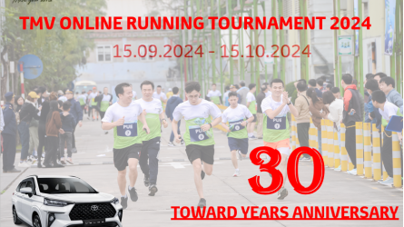 2024 Online Running Toward 30 Years Anniversary Toyota Motor Vietnam