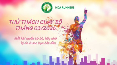 NDAR - Thử thách chạy bộ tháng 3-2026