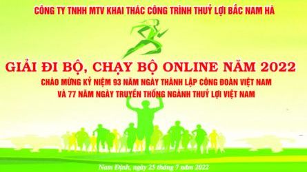 Giải chạy bộ, đi bộ online CB-NLĐ Công ty THHH MTV Khai thác Công trình Thuỷ lợi Bắc Nam Hà