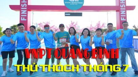 Hoạt động thể thao VNPT Quảng Bình - Thử thách Mùa hè tháng 7 2023