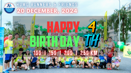 HUMG RUNNERS AND FRIENDS DECEMBER 2024 CHALLENGE