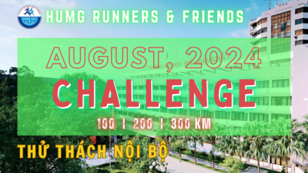 HUMG Runners and Friends August 2024 Challenge