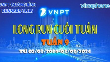 VNPT QB RUNNERS CLUB LONGRUN CUỐI TUẦN 9