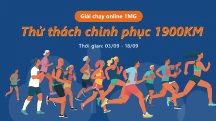 GIẢI CHẠY ONLINE ONE MOUNT GROUP - THỬ THÁCH CHINH PHỤC 1900KM