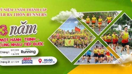 KỶ NIỆM 3 NĂM THÀNH LẬP CLB BA THÔN RUNNERS