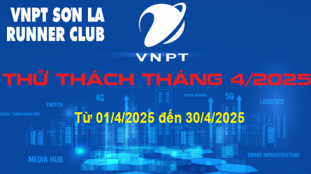 VNPT Sơn La Runner thử thách tháng 04