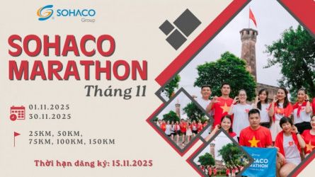 Sohaco Marathon 2025 - Giải chạy duy trì tháng 11