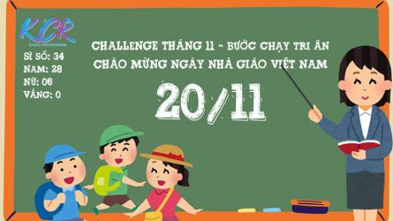 Khoái Châu Runners - Challenge Tháng 11 – Bước Chạy Tri Ân