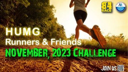 HUMG RUNNERS AND FRIENDS - NOVEMBER, 2023 CHALLENGE