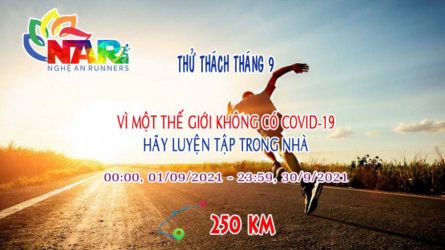 NAR - THỬ THÁCH THÁNG 9 - VÌ MỘT THẾ GIỚI KHÔNG CÓ COVID-19