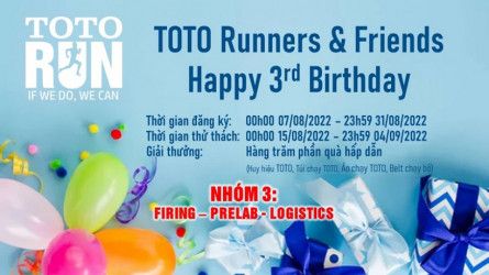 TOTO Runners And Friends – Happy 3rd Birthday NHÓM III