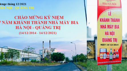 Thử thách tháng 12-2021 - BIA HÀ NỘI QUẢNG TRỊ CHÚC MỪNG 7 NĂM KHÁNH THÀNH NHÀ MÁY