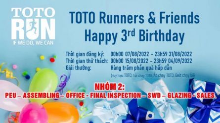 TOTO Runners And Friends – Happy 3rd Birthday NHÓM II