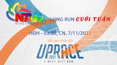 NAR - LONG RUN CUỐI TUẦN - NGÀY NHÂN ĐÔI KẾT QUẢ UPRACE2021