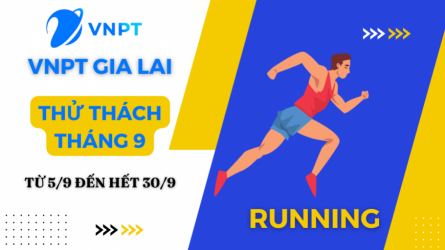 VNPT Gia Lai Runner thử thách tháng 9
