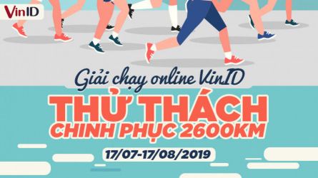 GIẢI CHẠY VINID - THỬ THÁCH CHINH PHỤC 2600KM