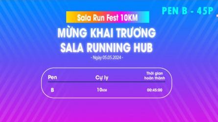 PEN B - Sala Run Fest 10 K - Thế giới chạy bộ