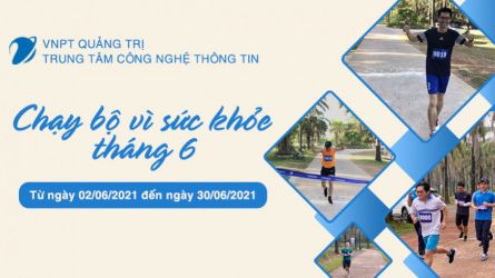 TT CNTT - VNPT Quảng Trị - Chạy bộ vì sức khỏe tháng 6