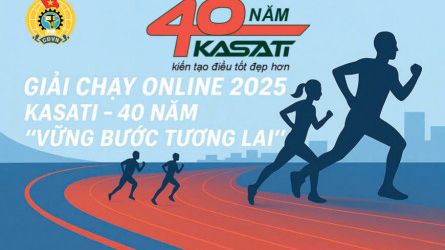 Giải chạy Online-KASATI – 40 năm Vững bước tương lai